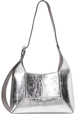 Jimmy Choo Shoulder Bags, female, , Size: ONE SIZE Metallic Leather Diamond Hobos
