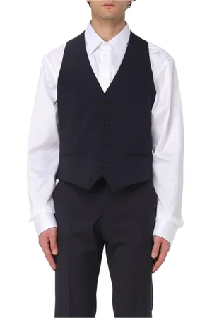 Emporio Armani Suit Sets, male, , Size: 3XL Elegant Wool Suit Vest