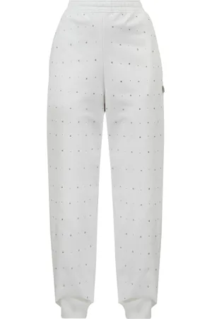 8PM Sweatpants, female, , Size: M Strass Sweatpants with Ribbed Cuffs