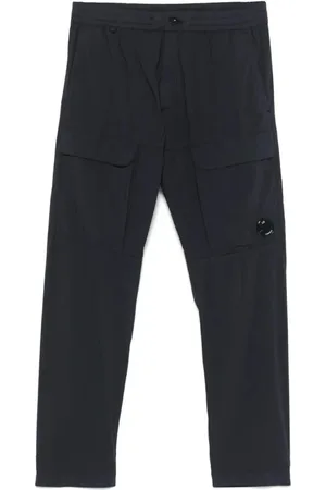 C.P. Company Straight Trousers, male, , Size: 2XL Lens Detail Cargo Pants