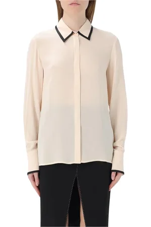 Liu Jo Shirts, female, , Size: XS Collared Silk Blouse Long Sleeve