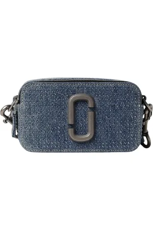 Marc Jacobs Cross Body Bags, female, , Size: ONE SIZE CrystalEmbellished Denim Clutch