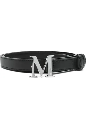 Max Mara Belts, female, , Size: L Logo-Buckle Belt with Single Loop