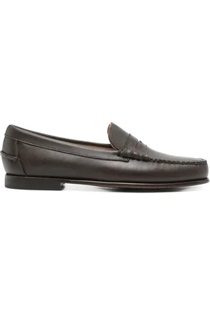 SEBAGO Loafers, female, , Size: 7 US Leather Penny Slot Flat Shoes