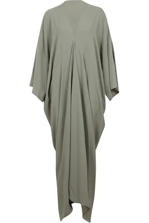 Rick Owens Gowns, female, , Size: S Tommykite Long Loose Fit Asymmetric Dress