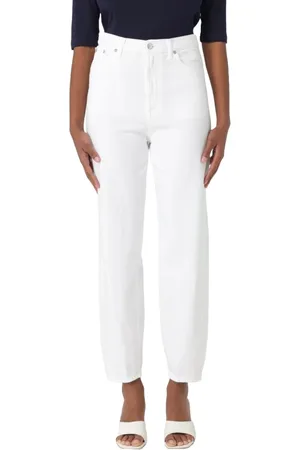 Dondup Straight Jeans, female, , Size: W31 High-waisted loose cotton pants