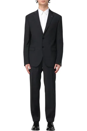 Manuel Ritz Single Breasted Suits, male, , Size: M Classic Slim Fit Formal Suit