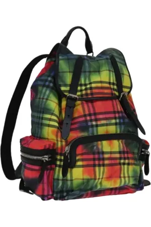 Burberry Pre-owned Backpacks, female, , Size: ONE SIZE Pre-owned Nylon backpacks