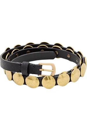Golden Goose Belts, female, , Size: 80 CM Studded Leather Belt Woman
