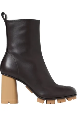 Bottega Veneta Heeled Boots, female, , Size: 5 US Minimalist Leather Ankle Boots