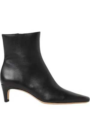 Staud Heeled Boots, female, , Size: 11 US Leather Kitten Heel Boots