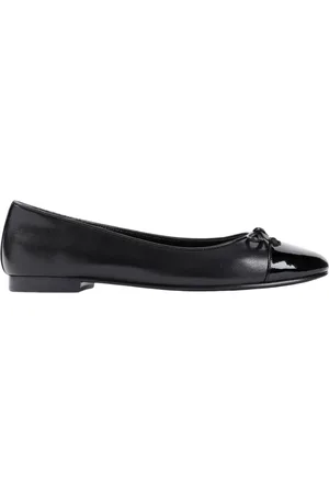 Tory Burch Ballerinas, female, , Size: 6 US Classic Leather Ballerina Flats