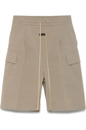 FEAR OF GOD Long Shorts, male, , Size: M Cargo Pocket Elasticated Waistband Shorts