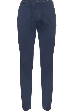 Guess Slim-fit Trousers, male, , Size: W28 L32 Drawstring Waist Trousers with Pockets