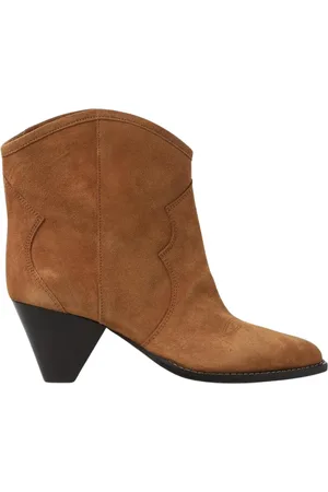 Isabel Marant Cowboy Boots, female, , Size: 7 US Suede Ankle Boots Elegant Comfortable Design
