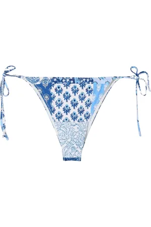 MC2 SAINT BARTH Bikinis, female, , Size: S Patchwork Print Bikini Bottoms
