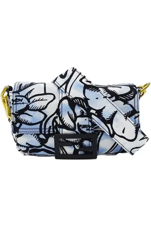 Fendi Pre-owned Cross Body Bags, female, , Size: ONE SIZE Pre-owned Nylon shoulder-bags