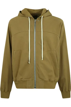 Rick Owens Zip-throughs, male, , Size: L Windbreaker Sweatshirts & Hoodies