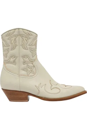 Buttero Cowboy Boots, female, , Size: 7 1/2 US Star Design Ankle Boots