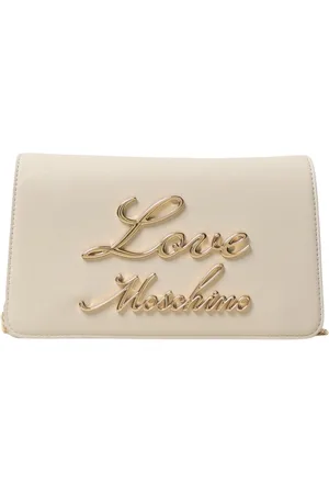 Moschino Shoulder Bags, female, , Size: ONE SIZE Elegant Mini Ivory Shoulder Bag