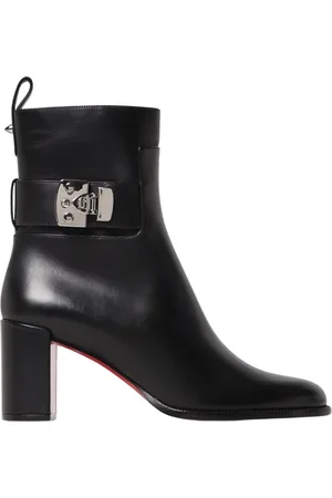 Christian Louboutin Heeled Boots, female, , Size: 6 US Signature Sole Flat Ankle Boots