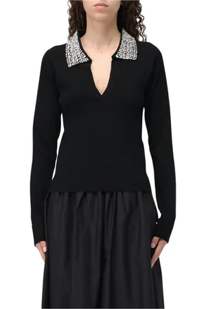 Liu Jo V-neck Knitwear, female, , Size: M Luxurious Turtleneck Sweater