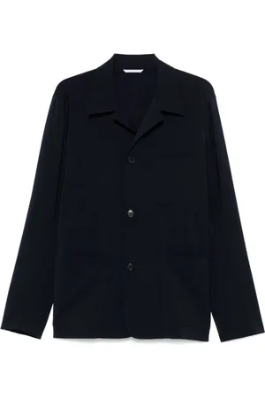 Paul Smith Blazers, male, , Size: M Buttoned Jacket with Pockets