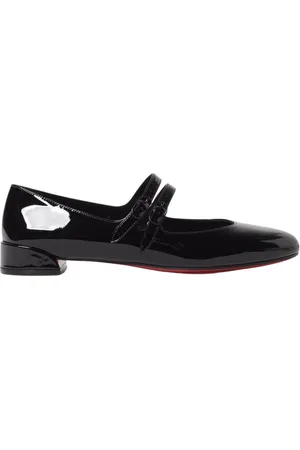 Christian Louboutin Ballerinas, female, , Size: 8 1/2 US Patent Leather Ballet Flats