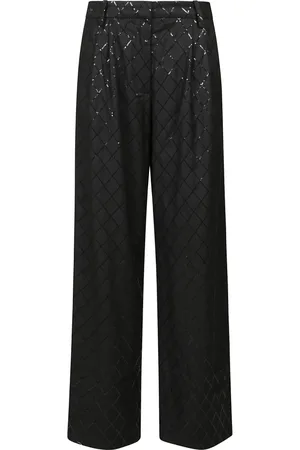 ROTATE Wide Trousers, female, , Size: S wide leg pants with sequin decoration