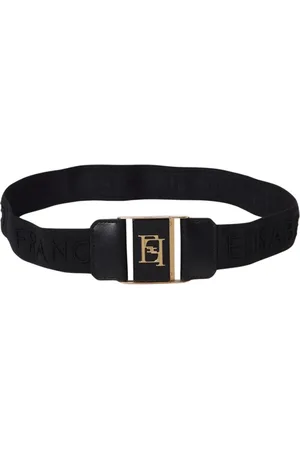 Elisabetta Franchi Belts, female, , Size: L Logo Belt Buckle Elegant Style