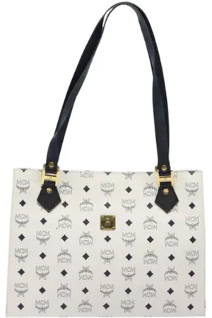 MCM Pre-owned Tote Bags, female, , Size: ONE SIZE Pre-owned Leather handbags