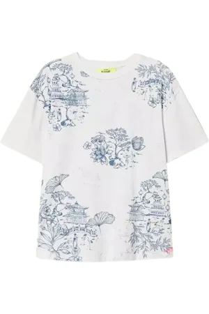 Twin-Set T-Shirts, female, , Size: M Floral Print T-shirt and Polo Set