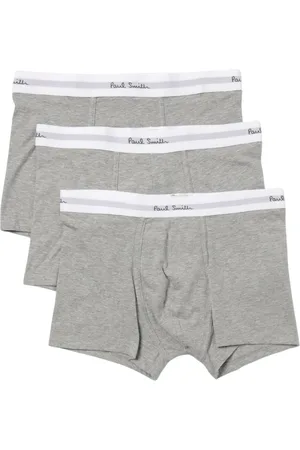 Paul Smith Bottoms, male, , Size: L Grey Boxer Shorts 3Pack
