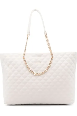 Liu Jo Tote Bags, female, , Size: ONE SIZE Bianco Handbag Elegant Fashion Accessory