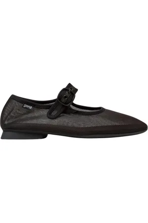 Camper Ballerinas, female, , Size: 9 US Leather Ballet Flats with Rubber Sole