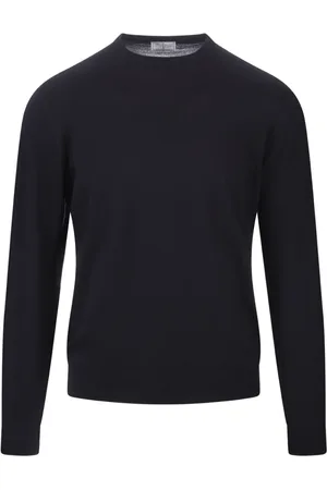 FEDELI Round-neck Knitwear, male, , Size: 2XL Wool Sweater