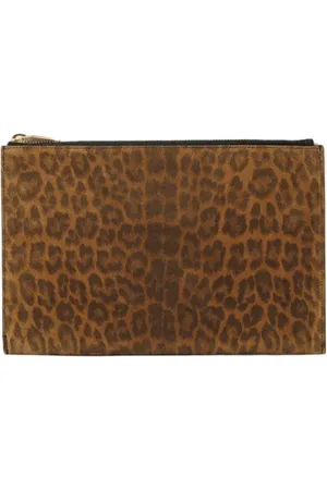 Saint Laurent Pre-owned Clutches, female, , Size: ONE SIZE Pre-owned Leather clutches