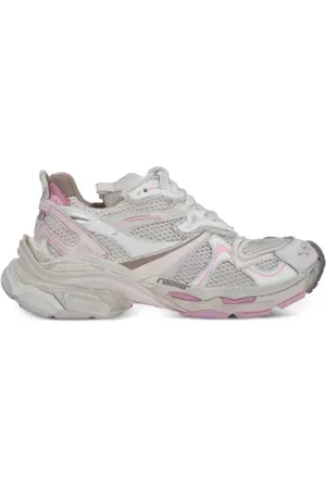 Balenciaga Sneakers, female, , Size: 8 US Pink Mesh Runner 2.0 Sneakers