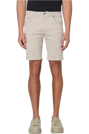 Dondup Casual Shorts, male, , Size: W36 Casual Denim Shorts Sand Color