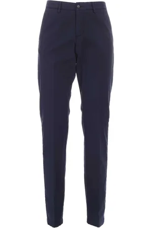 Paul & Shark Slim-fit Trousers, male, , Size: 6XL Stretch Cotton Trousers with Logo