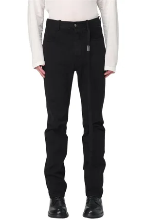 ANN DEMEULEMEESTER Slim-fit Jeans, male, , Size: W33 Drawstring Jeans for Men