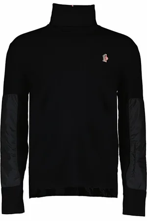 Moncler Turtlenecks, male, , Size: S Stylish Sweatshirt for Men and Women
