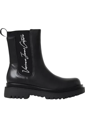 VERSACE Chelsea Boots, female, , Size: 9 US Chelsea Boots Signature Design