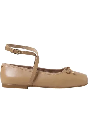 Michael Kors Ballerinas, female, , Size: 8 US Leather Ballet Flats Ankle Strap