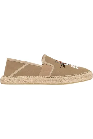 Kenzo Espadrilles, male, , Size: 8 US Tiger Embroidery Canvas Espadrilles