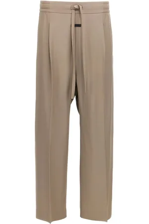 FEAR OF GOD Straight Trousers, male, , Size: S Elasticated Drawstring Waistband Pants