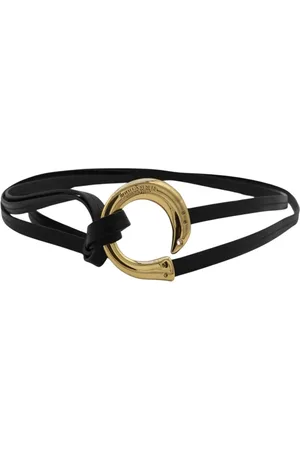 Bottega Veneta Belts, female, , Size: L Leather Circle Buckle Belt