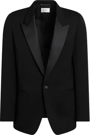Saint Laurent Blazers, male, , Size: XL Single-Breasted Jacket