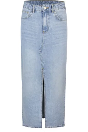 Liu Jo Denim Skirts, female, , Size: W25 Denim Long Skirt Straight Fit