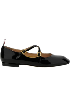 Thom Browne Ballerinas, female, , Size: 8 US Patent Leather Ballet Flats
